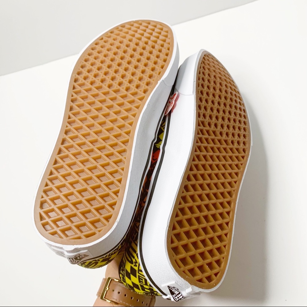 Vans Logo Flame Authentic Classic Skate Shoes - Picture 8 of 10